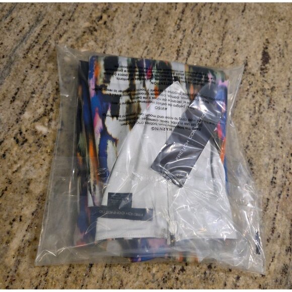 New! French Connection Size 2 Sheath Mini Dress Watercolor Artsy Sleeveless - Picture 16 of 16